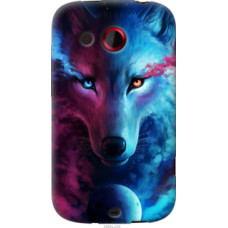 Чехол на HTC Desire C A320e Арт-волк (3999u-225)