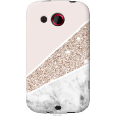 Чехол на HTC Desire C A320e Пастельный мрамор (4342u-225)
