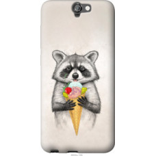 Чехол на HTC One A9 Енотик с мороженым (4602u-156)
