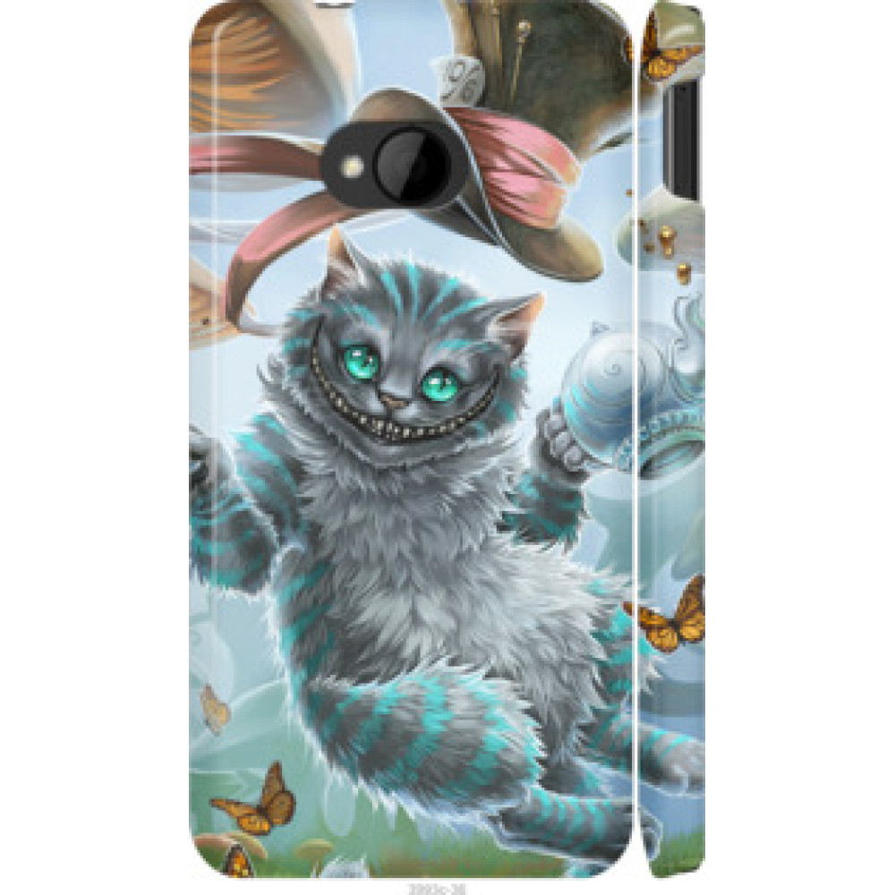Чохол на HTC One M7 Чеширский кот 2 (3993c-36)