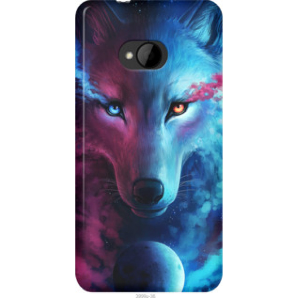 Чехол на HTC Desire 616 dual sim Арт-волк (3999u-670)