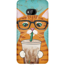 Чехол на HTC Desire 616 dual sim Зеленоглазый кот в очках (4054u-670)