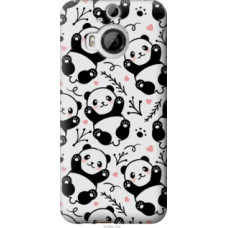 Чехол на HTC One M9 Plus Панды (4318u-134)