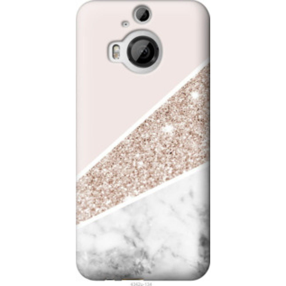 Чохол на HTC One M9 Plus Пастельный мрамор (4342u-134)