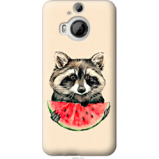 Чехол на HTC One M9 Plus Енотик с арбузом (4605u-134)
