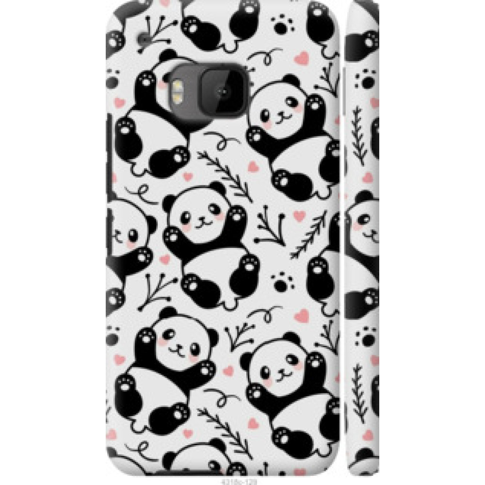 Чохол на HTC One M9 Панды (4318c-129)