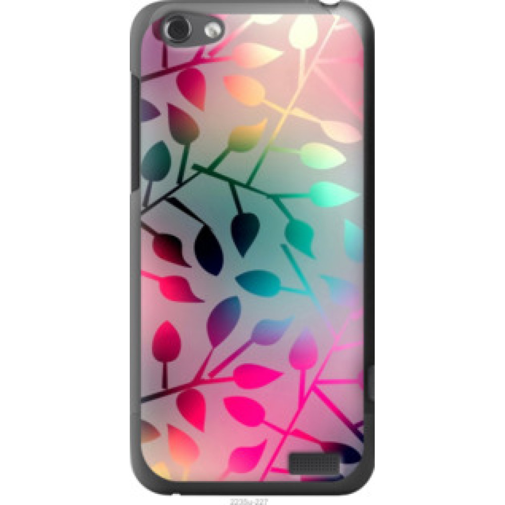 Чехол на HTC One V t320e Листья (2235u-227)