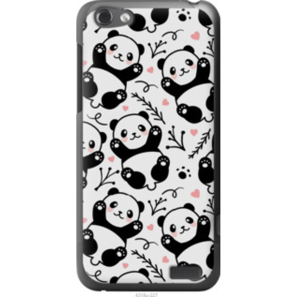 Чохол на HTC One V t320e Панды (4318u-227)