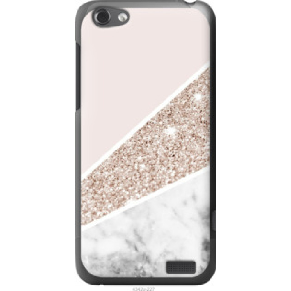 Чехол на HTC One V t320e Пастельный мрамор (4342u-227)