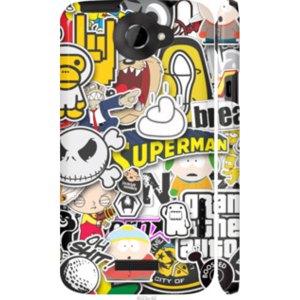 Чохол на HTC One X+ Popular logos (4023c-69)