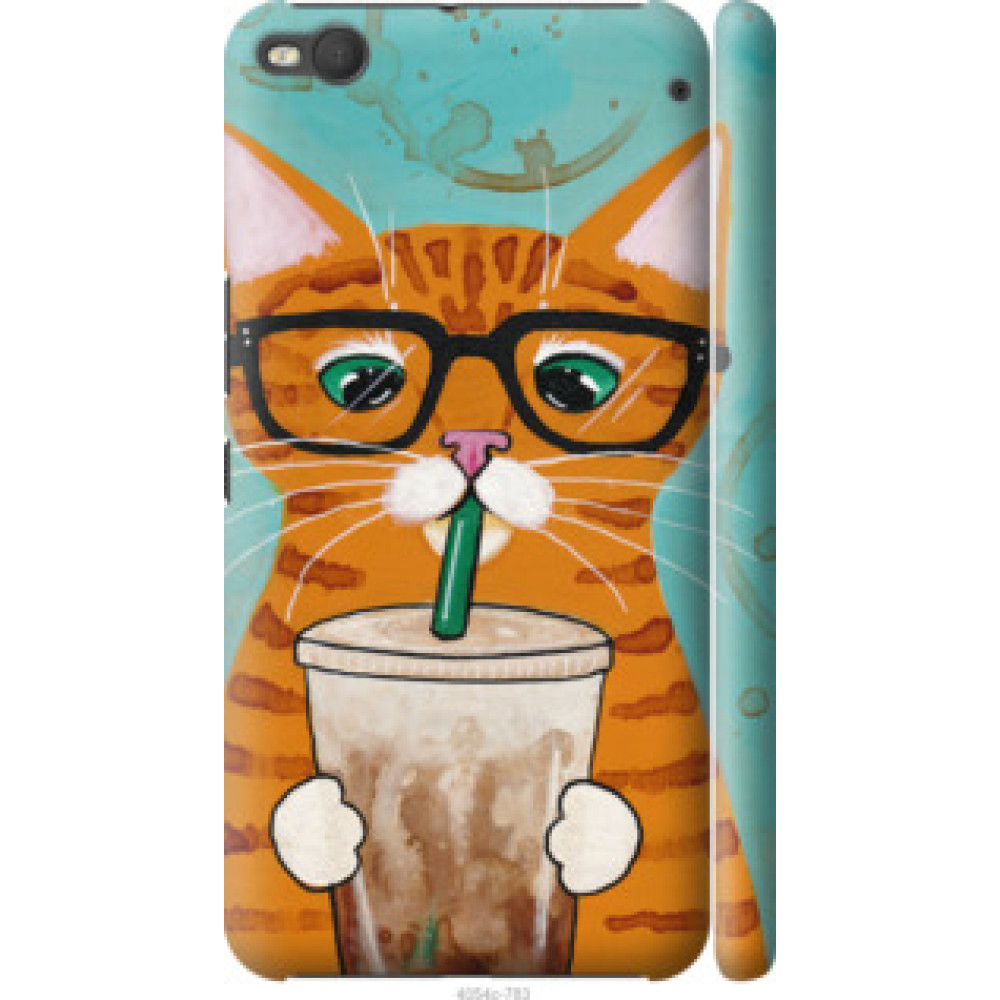 Чохол на HTC One X9 Зеленоглазый кот в очках (4054c-783)