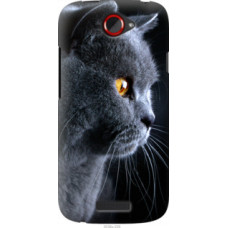 Чехол на HTC One S z560e Красивый кот (3038u-226)