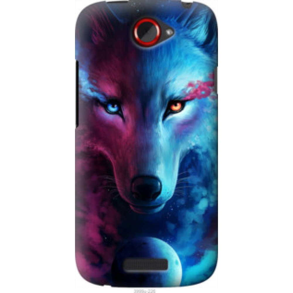 Чехол на HTC One S z560e Арт-волк (3999u-226)