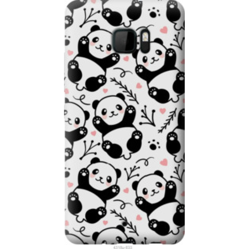Чехол на HTC U Ultra Панды (4318u-833)