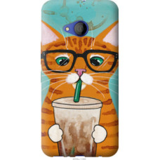 Чехол на HTC U11 Life Зеленоглазый кот в очках (4054u-1385)