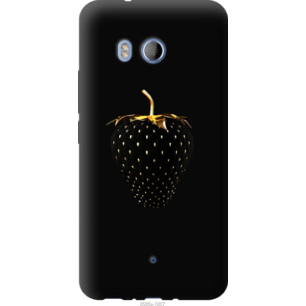Чехол на HTC U11 Черная клубника (3585u-1007)