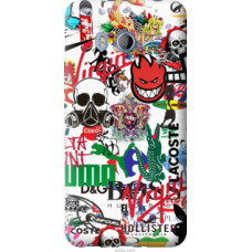 Чехол на HTC U11 Many different logos (4022u-1007)