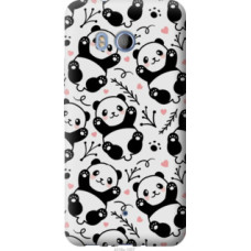 Чехол на HTC U11 Панды (4318u-1007)