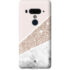 Чехол на HTC U12 Plus Пастельный мрамор (4342u-1712)