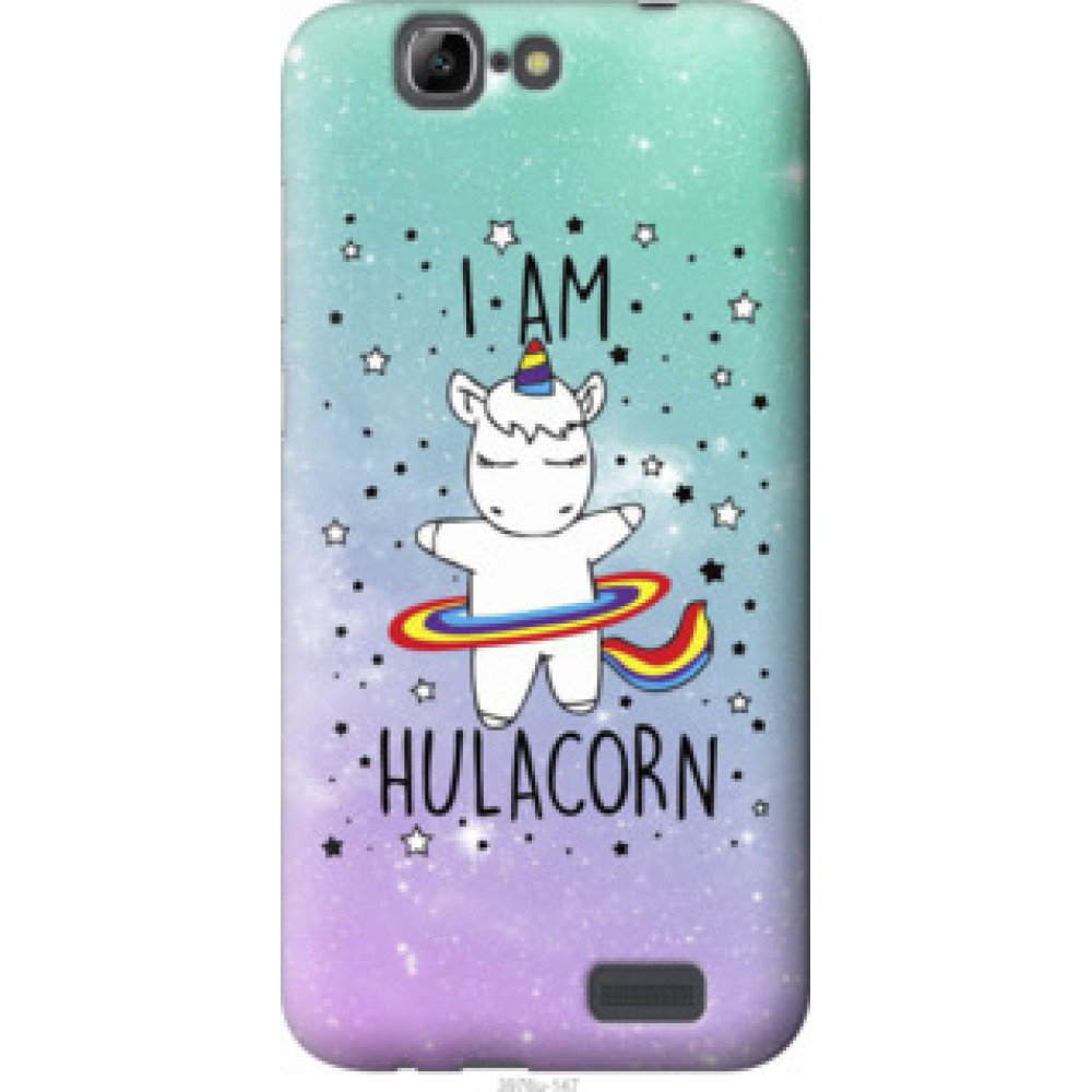 Чехол на Huawei Ascend G7 I'm hulacorn (3976u-147)
