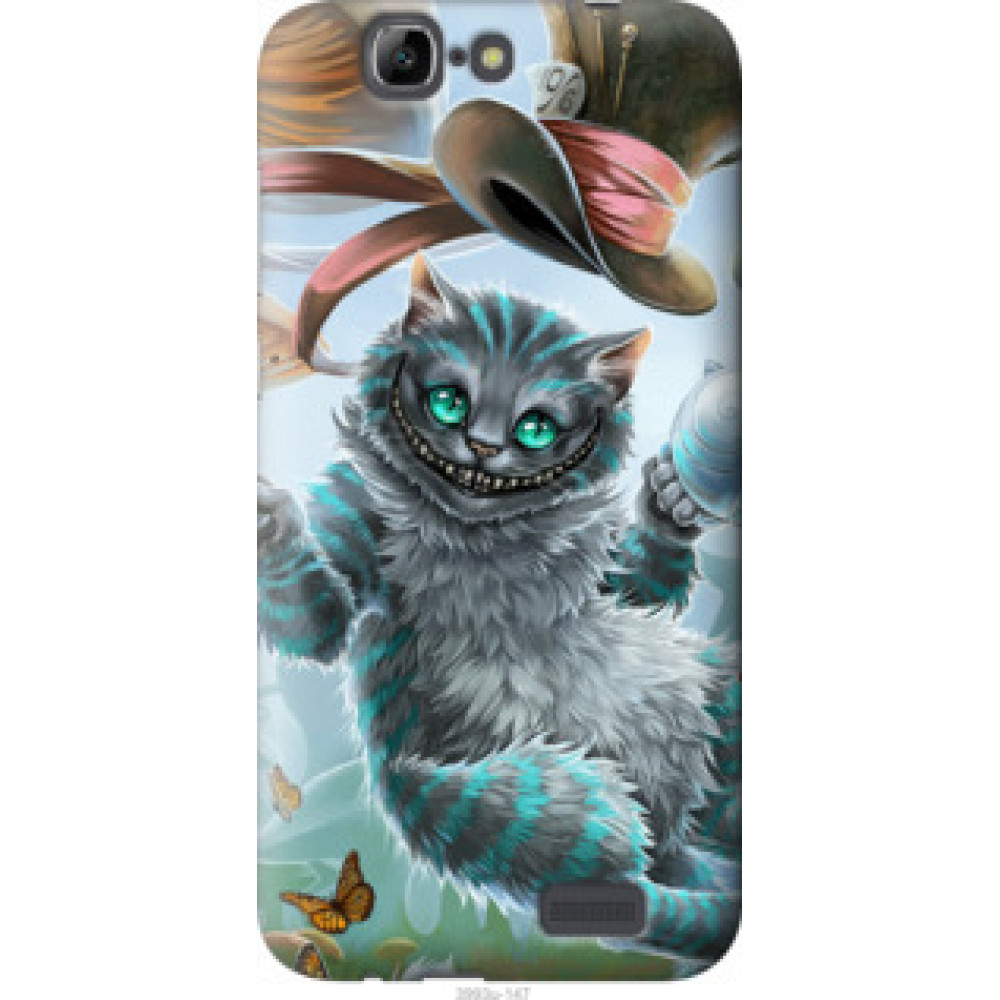 Чехол на Huawei Ascend G7 Чеширский кот 2 (3993u-147)