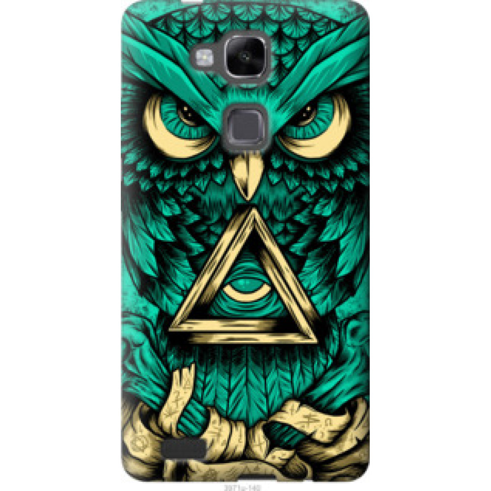 Чехол на Huawei Ascend Mate 7 Сова Арт-тату (3971u-140)