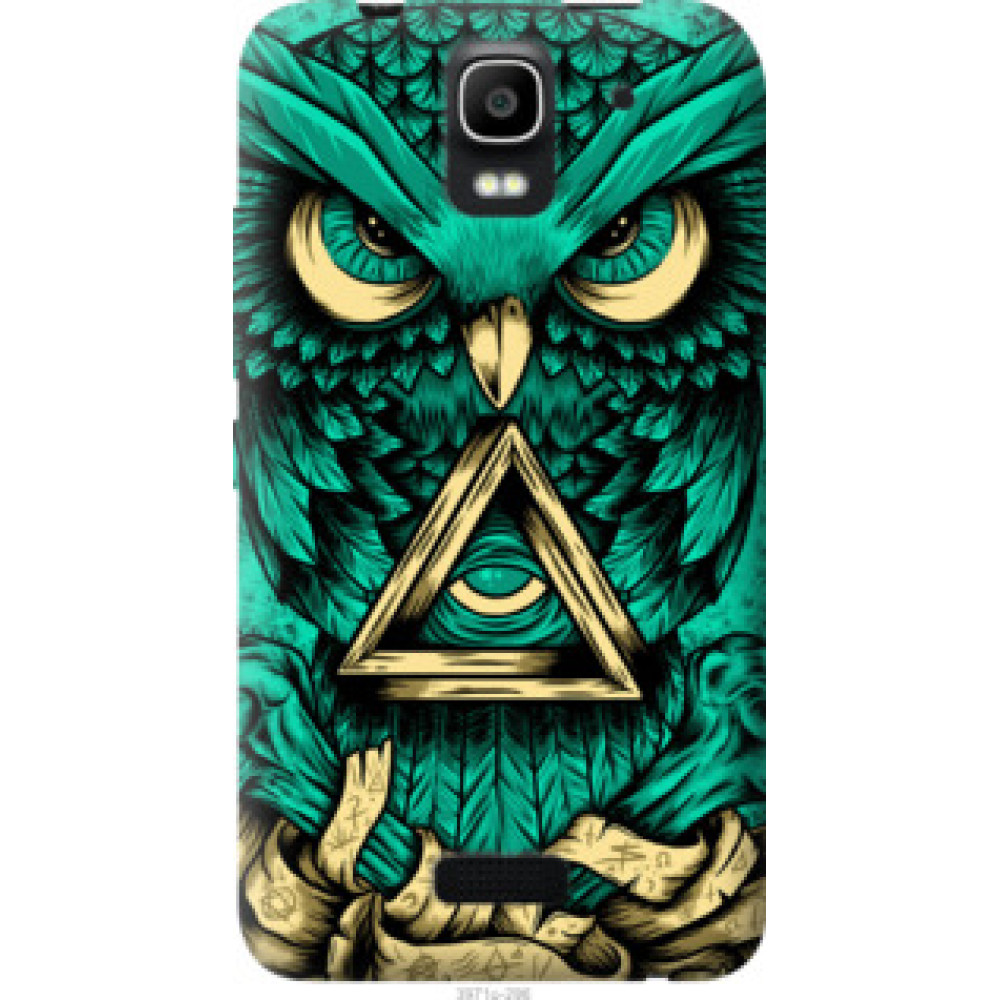 Чохол на Huawei Ascend Y3C Сова Арт-тату (3971u-296)
