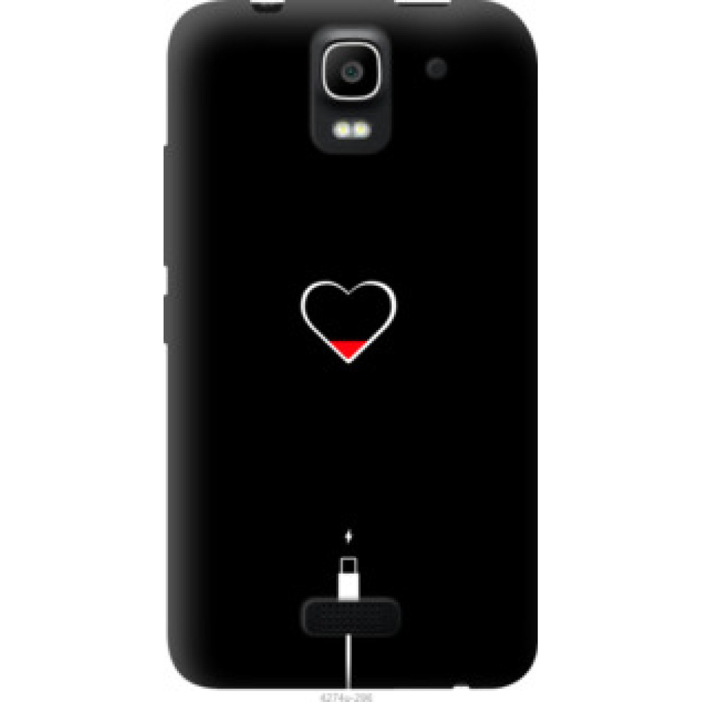 Чехол на Huawei Ascend Y3C Подзарядка сердца (4274u-296)