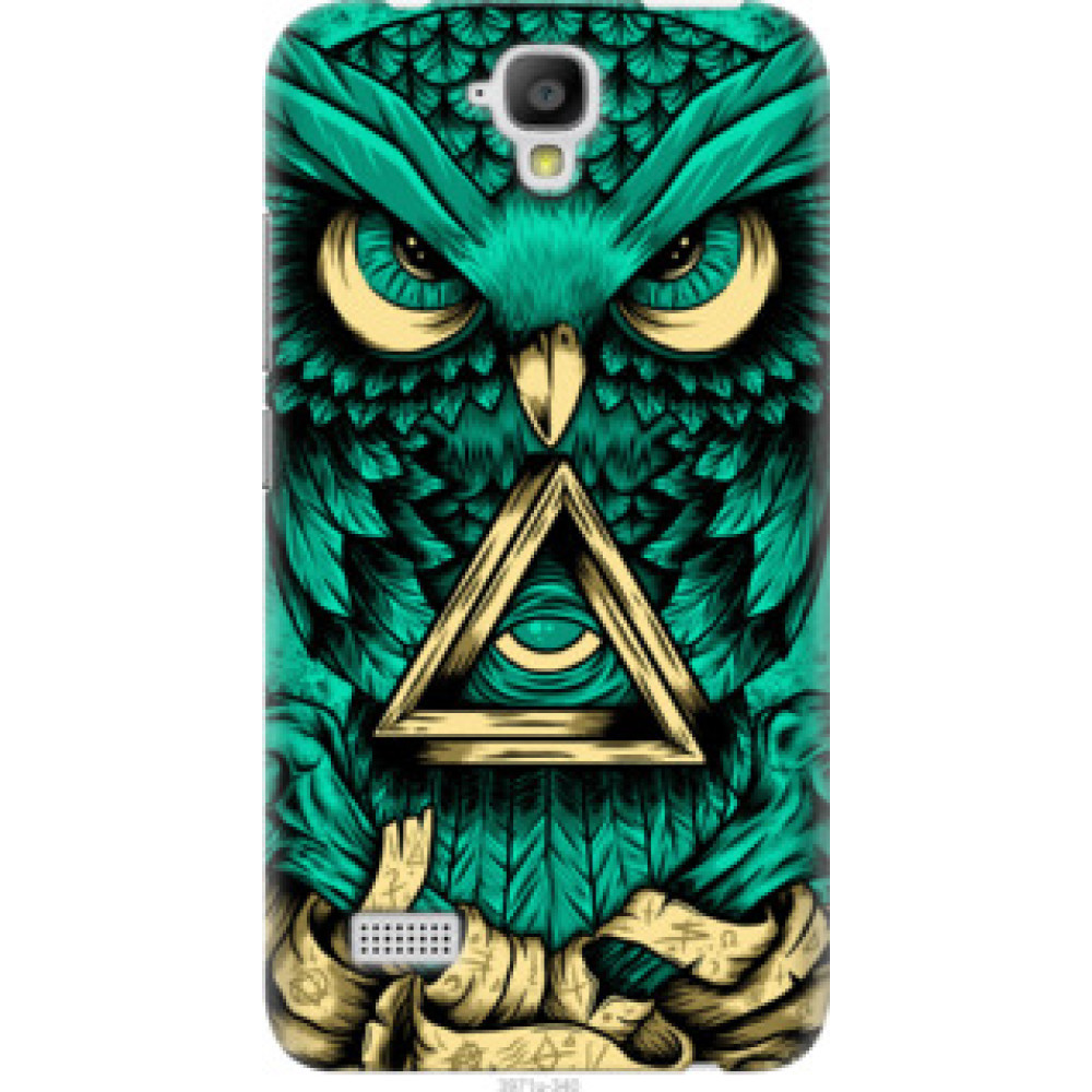 Чехол на Huawei Ascend Y5 DS/Y560 Сова Арт-тату (3971u-340)