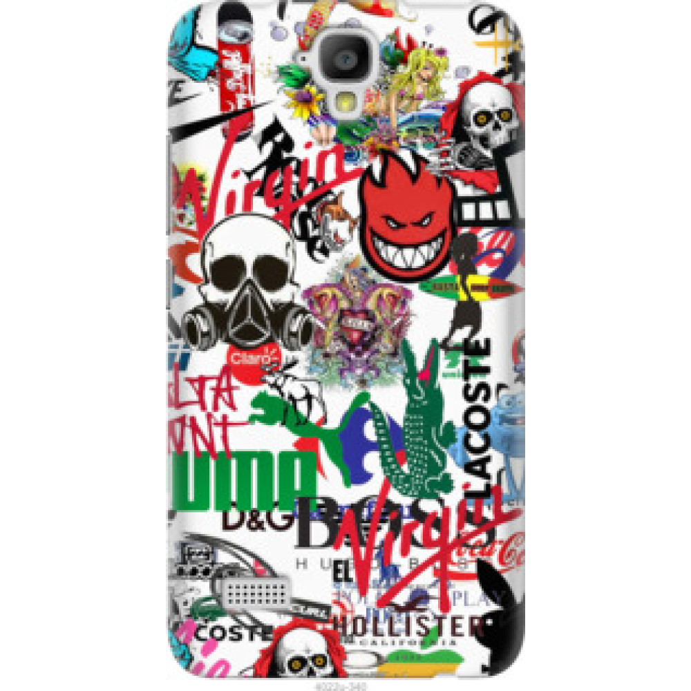 Чохол на Huawei Ascend Y5 DS/Y560 Many different logos (4022u-340)