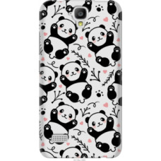 Чехол на Huawei Ascend Y5 DS/Y560 Панды (4318u-340)