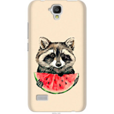 Чехол на Huawei Ascend Y5 DS/Y560 Енотик с арбузом (4605u-340)