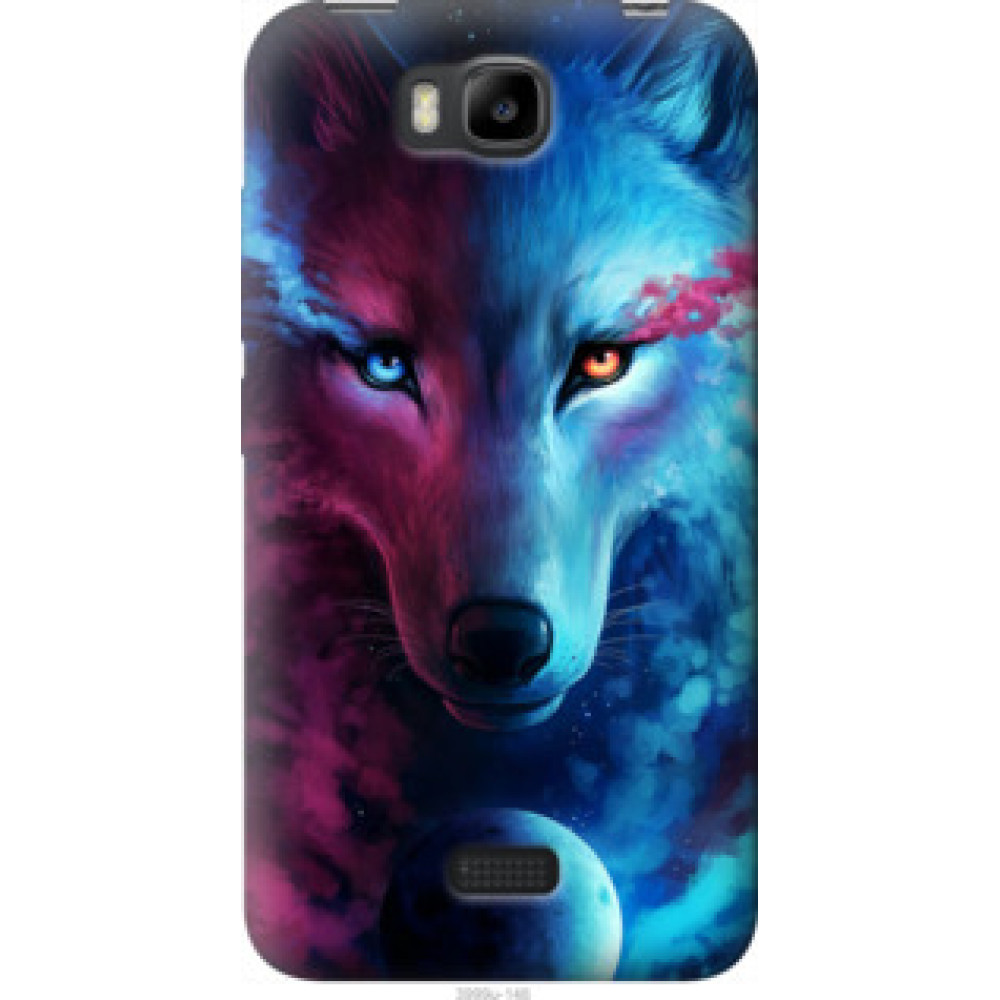 Чехол на Huawei Ascend Y5C Арт-волк (3999u-146)