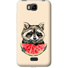Чехол на Huawei Ascend Y5C Енотик с арбузом (4605u-146)