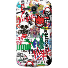 Чехол на Huawei Ascend Y600 Many different logos (4022u-486)