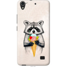 Чехол на Huawei Honor 4 Play Енотик с мороженым (4602u-213)