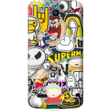 Чехол на Huawei G730 Popular logos (4023u-369)