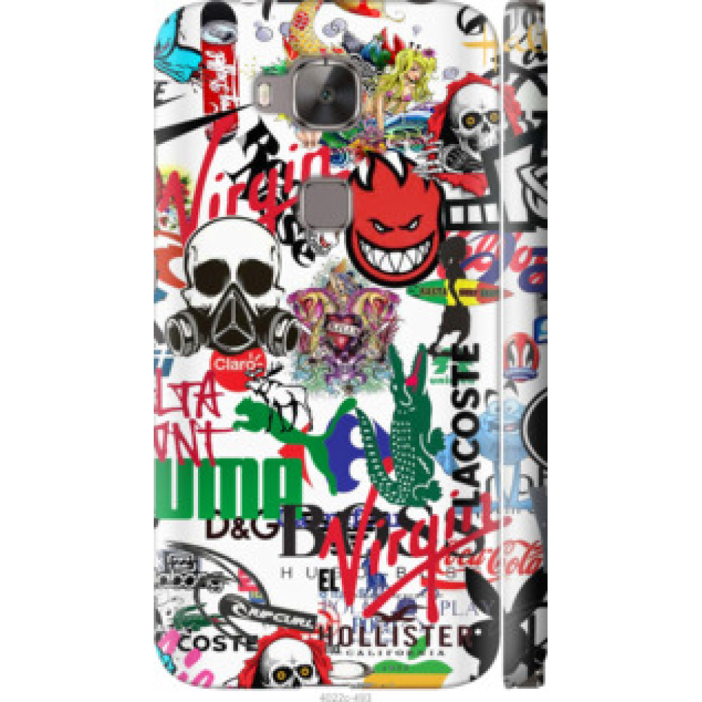 Чехол на Huawei G7 Plus Many different logos (4022c-952)