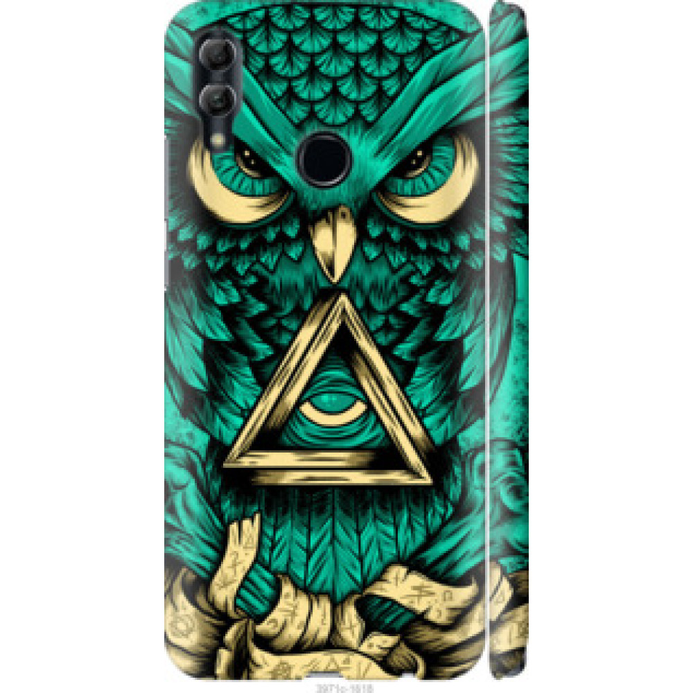 Чехол на Huawei Honor 10 Lite Сова Арт-тату (3971c-1618)