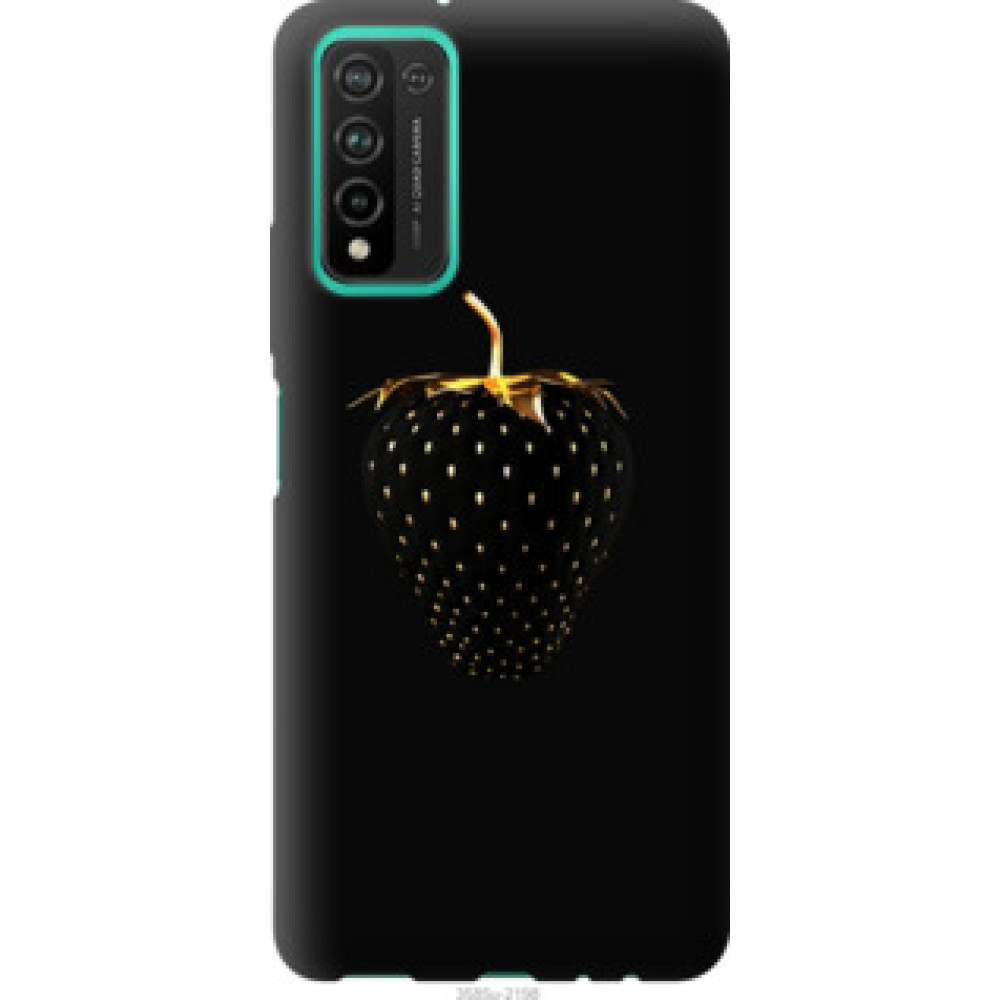 Чехол на Huawei Honor 10X Lite Черная клубника (3585u-2198)