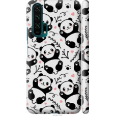 Чехол на Huawei Honor 20 Pro Панды (4318c-1702)