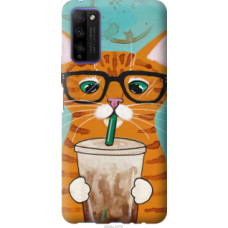 Чехол на Huawei Honor 30 Lite Зеленоглазый кот в очках (4054c-2074)