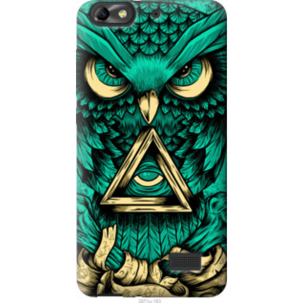 Чехол на Huawei Honor 4C Сова Арт-тату (3971u-183)