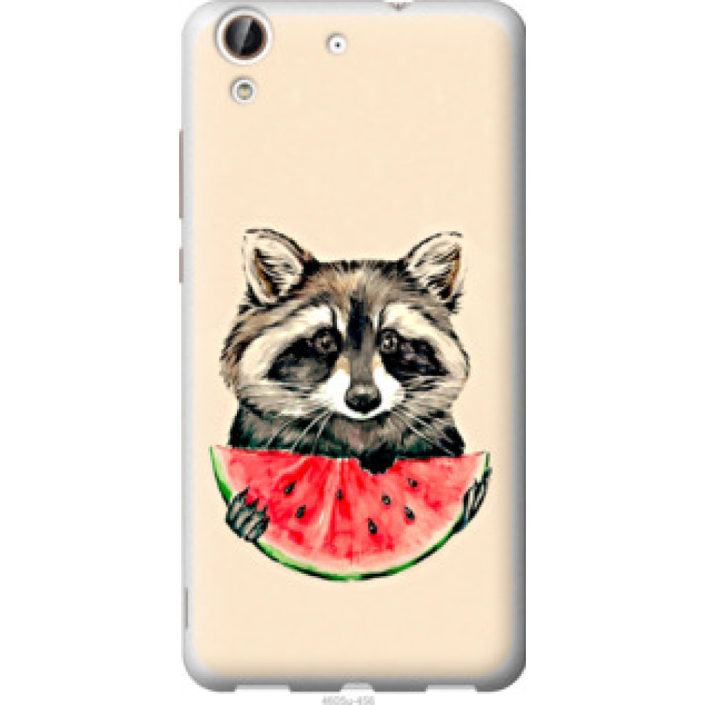 Чехол на Huawei Honor 5A Енотик с арбузом (4605u-456)