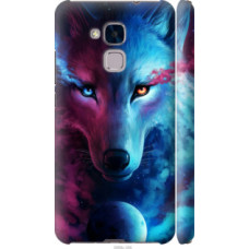 Чехол на Huawei Honor 5C Арт-волк (3999c-356)