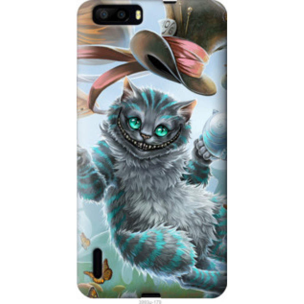 Чохол на Huawei Honor 6 Plus Чеширский кот 2 (3993u-179)