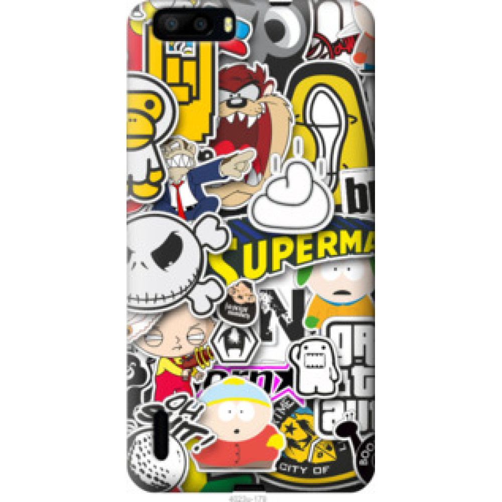 Чохол на Huawei Honor 6 Plus Popular logos (4023u-179)