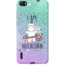 Чехол на Huawei Honor 6 I'm hulacorn (3976u-175)