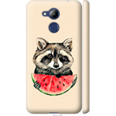 Чехол на Huawei Honor 6C Pro Енотик с арбузом (4605c-1358)