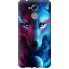 Чехол на Huawei Honor 6C Арт-волк (3999u-1034)